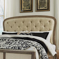 LIBERTY FURNITURE INDUSTRIES, INC. Americana Farmhouse King Tufted Panel Headboard