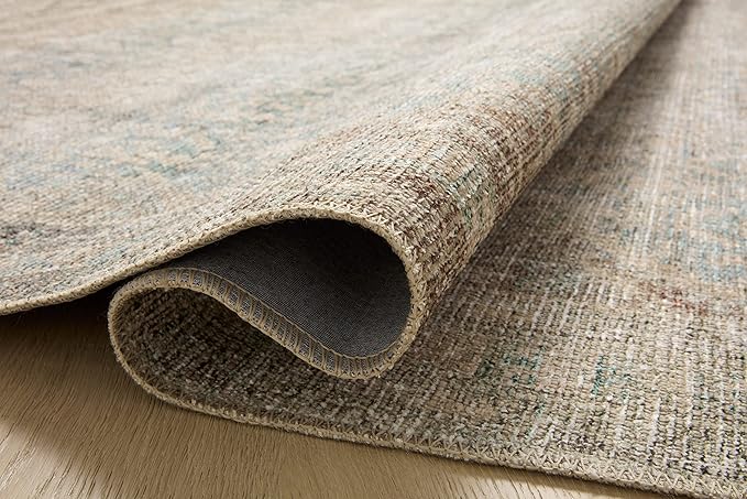 Loloi Angela Rose Aubrey Collection AUB-03 Jade/Natural 10'-0" x 14'-0", .19" Pile Height, Area Rug