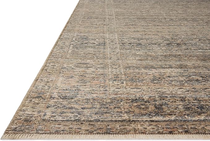 Loloi Amber Lewis Molly Collection MOL-04 Navy/Blush 7'-10" x 10' Low Pile Area Rug