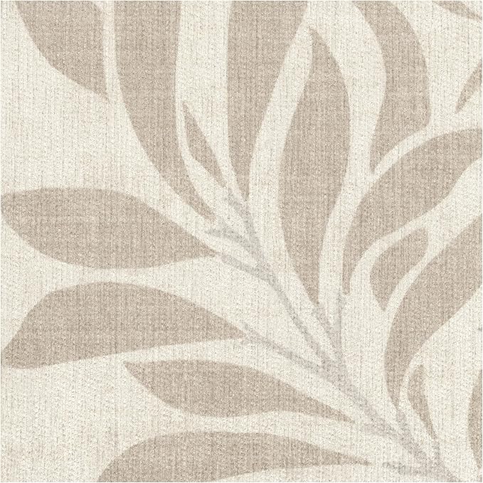 RUGGABLE x Morris & Co Machine Washable Area Rug – Pure Willow Boughs Natural 8x10, Stain-Resistant, Non-Slip – Large Rugs for Living Room, Bedroom, Hallway, Entryway & Office–with Cushioned Pad