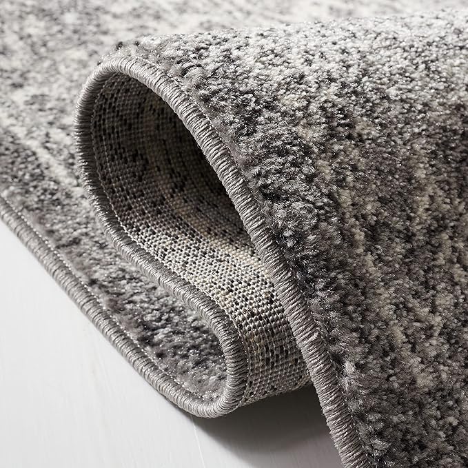 SAFAVIEH Evoke Collection 2'2" x 7' Grey/Ivory EVK256D Oriental Distressed Non-Shedding Living Room Entryway Foyer Hallway Bedroom Runner Rug