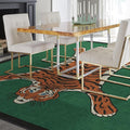 RUGGABLE x Jonathan Adler Washable Modern Area Rug – Tiger Emerald 9x12, Stain-Resistant, Non-Slip – Large Machine Washable Rugs for Living Room, Bedroom, Hallway, Entryway & Office–with Standard Pad