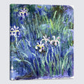 Wieco Art Canvas Wall Art Irises by Claude Monet Oil Paintings Reproduction Landscape Pictures Artwork on Canvas Art Prints for Living Room Decorations and Wall Decor