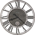 Howard Miller Marius Gallery Wall Clock- Modern Timepiece Battery Powered Alarm Clock- Quartz Movement with Roman Numerals Wall Clock for Living Room, Bedroom, Kitchen, Patio and Office Décor