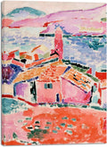Wieco Art Canvas Print Wall Art View of Collioure 1905 by Henri Mattise Abstract Colorful Art Matisse Posters Canvas Prints for Wall and Home Office Decorations