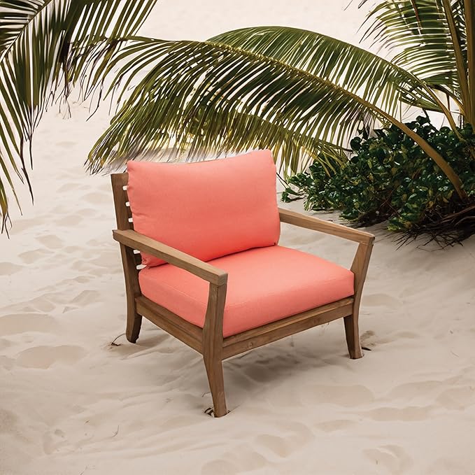 Tommy Bahama Deep Seating Lounge Cushion, 26" X 26" X 4", Bamboo Bay Mango