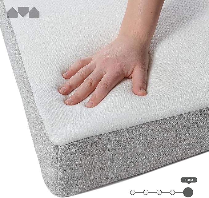 Milliard Memory Foam 5 Inch Narrow Cot Mattress,74" x 31" Cot for Bunk Bed, Daybed, Trundle, Or Bed Replacement, Narrow Trundle RV Compatible, Medium Firm Foam with Washable Cover (2 Pack)