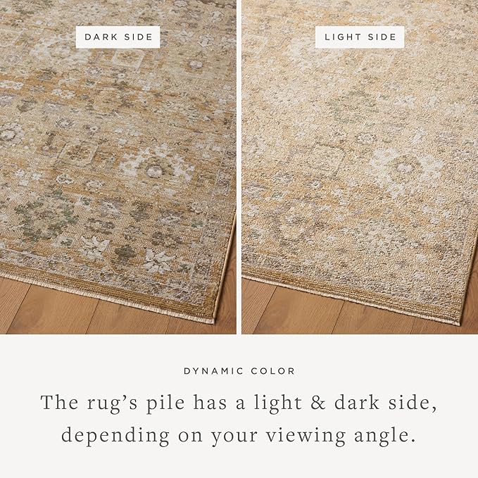 Loloi Magnolia Home by Joanna Gaines Pace Collection PAC-07 Sunset/Stone 7'-10" x 10' Area Rug