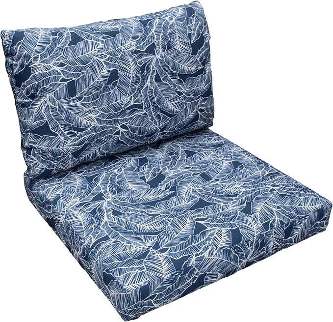 Tommy Bahama Deep Seating Lounge Cushion, 23" X 24" X 4", Pacific Zaffre