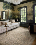 Loloi Chris Loves Julia Palma Collection PLM-03 Lagoon/Natural 2'-7" x 12'-0" Runner Rug Vintage Style Boho Living Room Bedroom Carpet