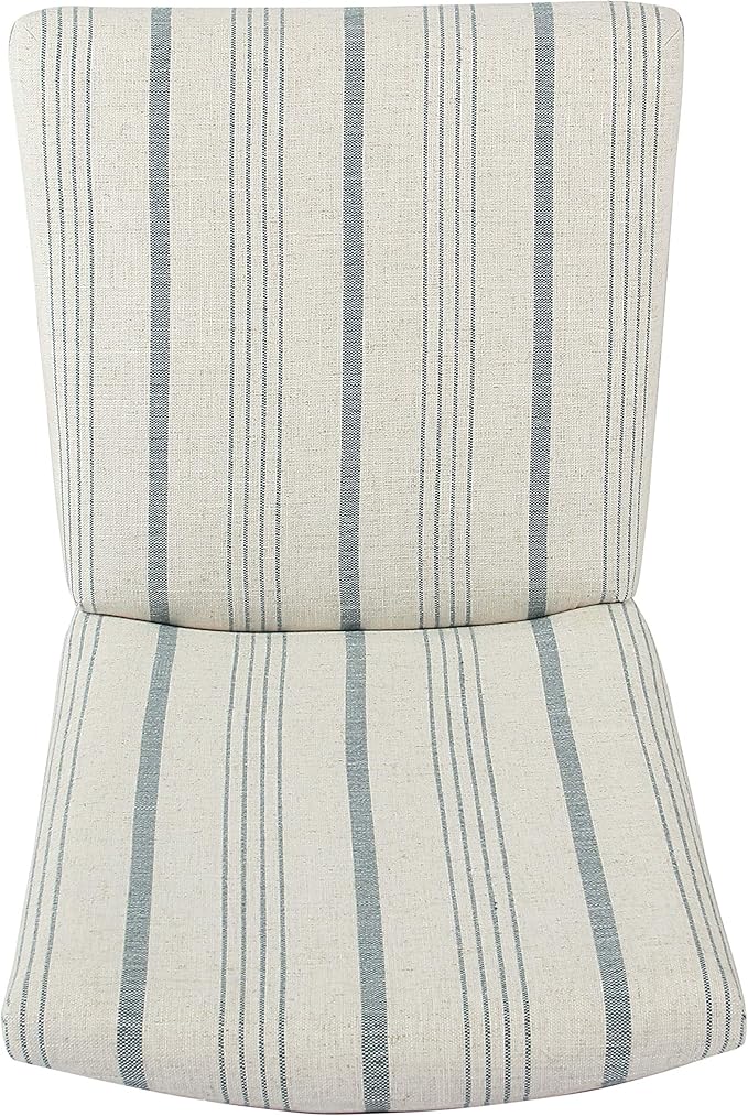 HomePop Classic Parsons Dining Chair - Blue Calypso Stripe (Set of 2)