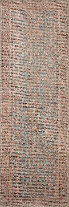 Loloi Angela Rose Aubrey Collection AUB-04 Blue/Terracotta 2'-3" x 3'-9", .19" Pile Height, Accent Rug