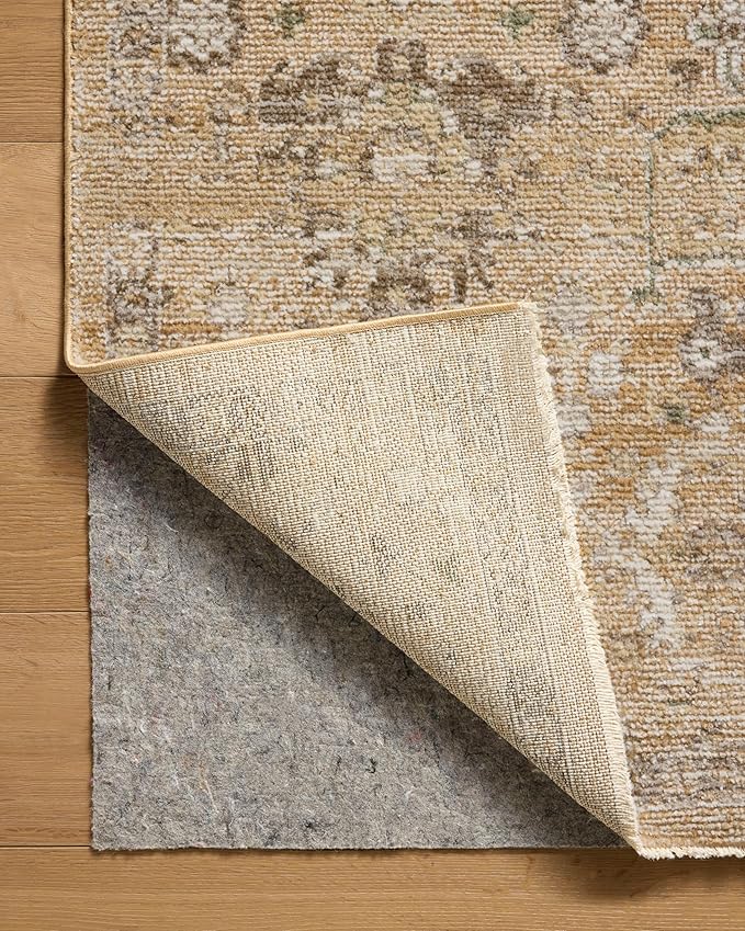Loloi Magnolia Home by Joanna Gaines Pace Collection PAC-07 Sunset/Stone 5'-3" x 5'-3" Round Area Rug