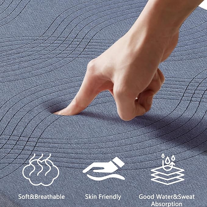 VECELO Gel Infused Memory Foam Mattress Topper Full Size, 2 Inch Fresh Cooling Mattress Pad with Washable Cover for Full Mattress, Pain Pressure Relieve Bed Topper, Breathable, Comfort