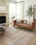 Loloi Angela Rose Aubrey Collection AUB-03 Ocean/Spice 2'-0" x 5'-0", .19" Pile Height, Accent Rug