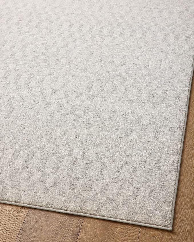 Loloi Kamala Collection KAM-05 Ivory/Grey 5'-3" x 7'-9" Area Rug