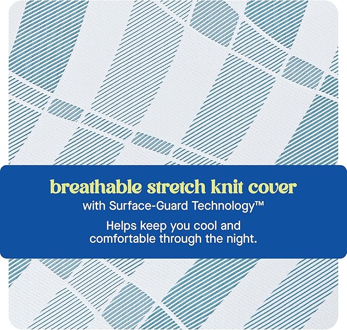 Sealy Dreamlife 12” Hybrid Mattress-in-a-Box, Twin XL, SealyComfort Gel Memory Foam, SealyResponsive Encased Coils, Surface-Guard Technology