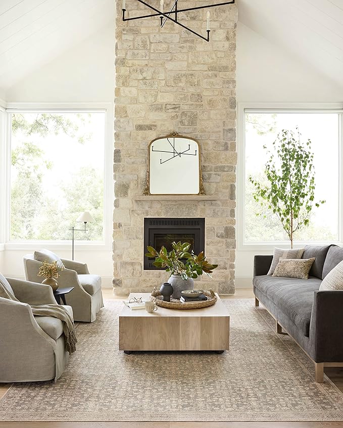 Loloi Angela Rose Aubrey Collection AUB-04 Sage/Bark 2'-0" x 5'-0", .19" Pile Height, Accent Rug