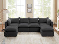 VANOMi Modular Sectional Sofa, 6 Seater Sectional Sofa Modular Sectional Couch for Living Room, U Shape Sofa