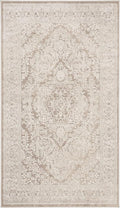 SAFAVIEH Reflection Collection Accent Rug - 2'3" x 3', Beige & Cream, Non-Shedding & Easy Cleaning, Ideal for Entryway, Living Room, Bedroom (RFT668A)
