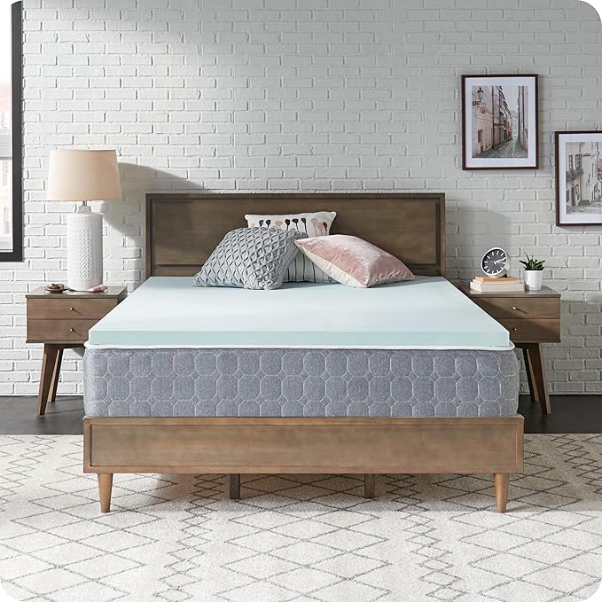 Sealy Dreamlife 1.5” Gel Memory Foam California King Mattress Topper with SealyComfort Gel Foam, 1 Year Limited Warranty, Made in The USA