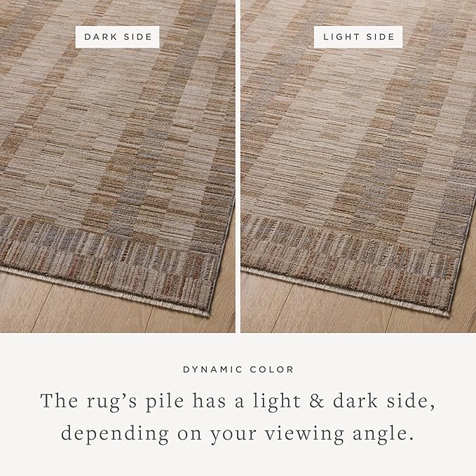 Loloi Amber Lewis Cali Collection CIL-05 Natural/Multi 2'-3" x 3'-11", .25" Pile Height, Accent Rug