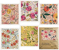 Morigins Swedish Dishcloths for Kitchen,6 Pack Swedish Dish Towels,Cellulose Sponge Cloths,Non Scratch Reusable Paper Towels, Biodegradable and Reusable Kitchen Dish Rags (Watercolor Floral)