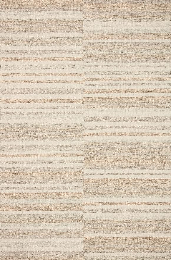 Loloi Chris Loves Julia Chris Collection CHR-03 Ivory/Clay 5'-0'' x 7'-6'', .50" Pile Height, Area Rug