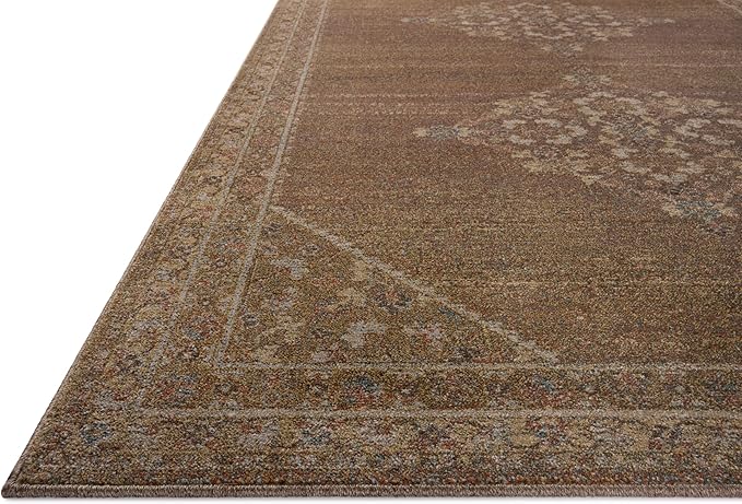Loloi Magnolia Home by Joanna Gaines Mona Collection MOA-04 Sunset/Natural 2'-6" x 8'-0" Runner Rug