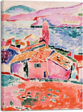 Wieco Art Canvas Print Wall Art View of Collioure 1905 by Henri Mattise Abstract Colorful Art Matisse Posters Canvas Prints for Wall and Home Office Decorations