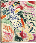 Wieco Art Canvas Prints Wall Art Woman Beside the Water 1905 by Henri Mattise Abstract Colorful Art Matisse Posters Canvas Prints for Wall and Home Office Decorations
