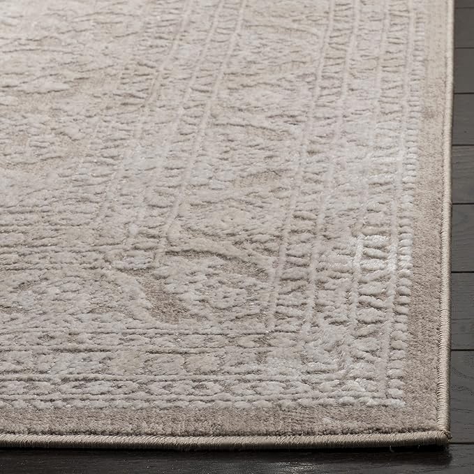 SAFAVIEH Reflection Collection Runner Rug - 2'3" x 20', Beige & Cream, Non-Shedding & Easy Cleaning, Ideal for Living Room, Dining, Bedroom (RFT668A)