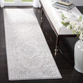 SAFAVIEH Reflection Collection Runner Rug - 2'3" x 10', Light Grey & Cream, Non-Shedding & Easy Cleaning, Ideal for Living Room, Bedroom (RFT668G)