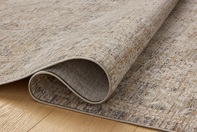 Loloi Chris Loves Julia Ida Collection IDA-01 Taupe/Multi 3'-6" x 5'-6", .19" Pile Height, Accent Rug