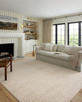 Loloi Kamala Collection KAM-05 Ivory/Natural 2'-7" x 12'-0" Runner Rug