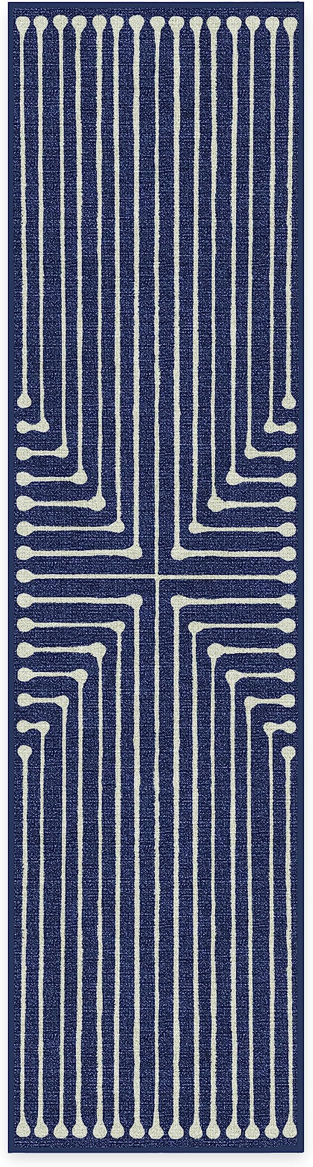 RUGGABLE x Jonathan Adler Machine Washable Modern Runner Rug – Inkdrop ...