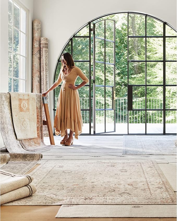 Livabliss x Becki Owens Solana Global Area Rug, 9'2" x 12', Taupe/Cream, (9' x 12')