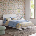 Babyletto Palma Full Size Bed for Kids - GREENGUARD Gold Certified - Sturdy Wood Full Size Bed Frame with Headboard - Modern Design & Low Height for Safety - Perfect for Kids Bedrooms, Guest Rooms