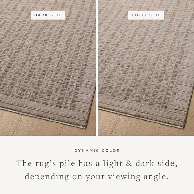 Loloi Amber Lewis Cali Collection CIL-02 Natural/Slate 2'-7" x 10'-0", .25" Pile Height, Runner Rug