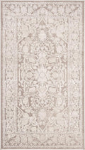 SAFAVIEH Reflection Collection Accent Rug - 2'3" x 4', Beige & Cream, Non-Shedding & Easy Cleaning, Ideal for Entryway, Living Room, Bedroom (RFT665A)