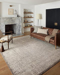 Loloi Darby Collection DAR-04 Ivory/Stone 2'-7" x 12'-0" Runner Rug