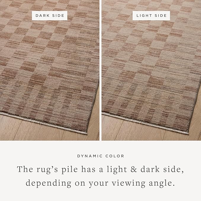 Loloi Amber Lewis Cali Collection CIL-06 Brick/Natural 2'-7" x 10'-0", .25" Pile Height, Runner Rug