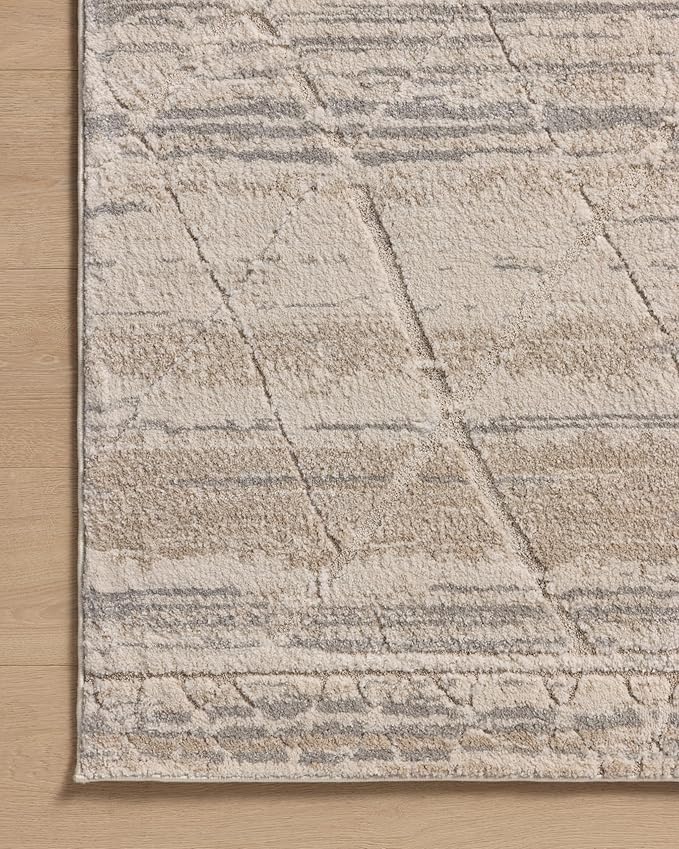 Loloi Amber Lewis Monty Collection MOT-02 Ivory/Natural 2'-7" x 10'-0", .50" Pile Height, Runner Rug