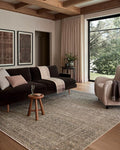 Loloi Amber Lewis Molly Collection MOL-04 Navy/Blush 11'-6" x 15'-6" Low Pile Area Rug