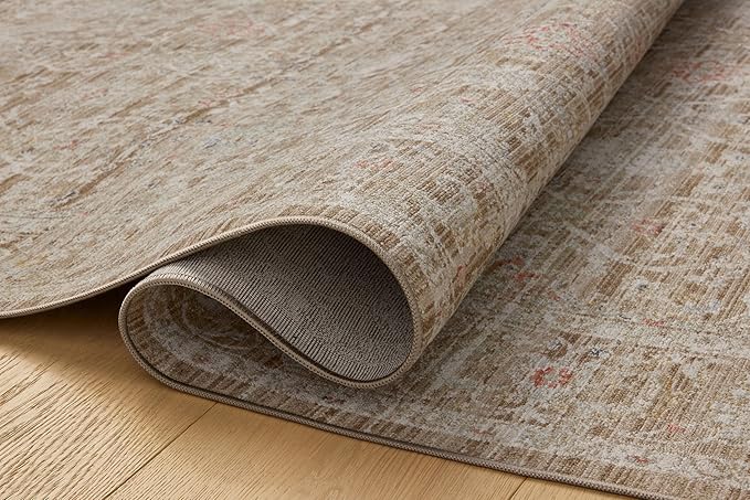 Loloi Chris Loves Julia Ida Collection IDA-03 Bark/Multi 6'-3" x 9'-4", .19" Pile Height, Area Rug