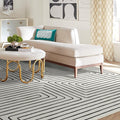 RUGGABLE x Jonathan Adler Machine Washable Modern Area Rug – Labyrinth Black/Ivory 8x10, Stain-Resistant, Non-Slip – Large Rugs for Living Room, Bedroom, Hallway, Entryway & Office–with Standard Pad