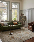 Loloi Magnolia Home by Joanna Gaines Mona Collection MOA-02 Oatmeal/Multi 2'-6" x 8'-0" Runner Rug