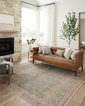 Loloi Angela Rose Aubrey Collection AUB-02 Aqua/Sand 10'-0" x 14'-0", .19" Pile Height, Area Rug