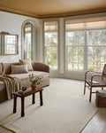 Loloi Magnolia Home by Joanna Gaines Henley Collection HNY-01 Ivory/Silver 5'-0" x 7'-6" Area Rug