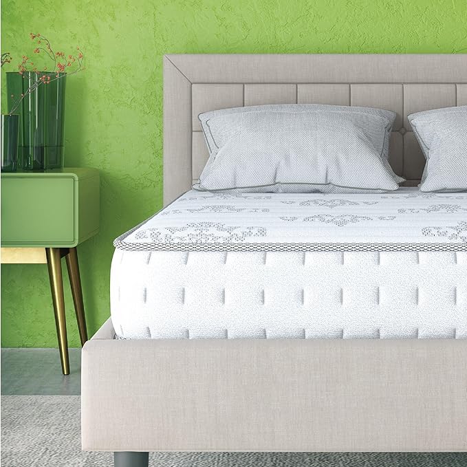 Classic Brands Decker Cool Gel Memory Foam and Innerspring Hybrid 10-Inch Mattress, Mattress in a Box, Twin XL